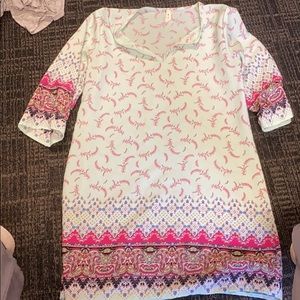 Three quarter mini dress
